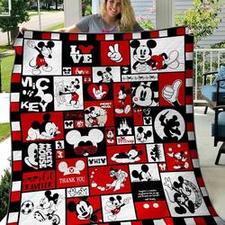 Bc Mickey Quilt Blanket 03 and Home Decor