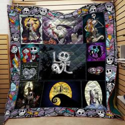 Bc  Nightmare Before Christmas Love Quilt Blanket 01 and Home Decor
