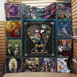 Bc  Nightmare Before Christmas Love Quilt Blanket 03 and Home Decor