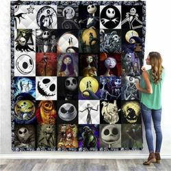 Bc  Nightmare Before Christmas Love Quilt Blanket 06 and Home Decor
