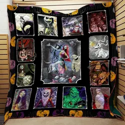 Bc  Nightmare Before Christmas Love Quilt Blanket 10 and Home Decor