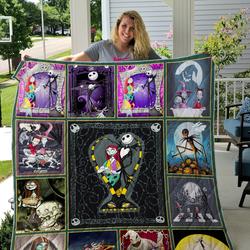 Bc  Nightmare Before Christmas Love Quilt Blanket 12      and Home Decor