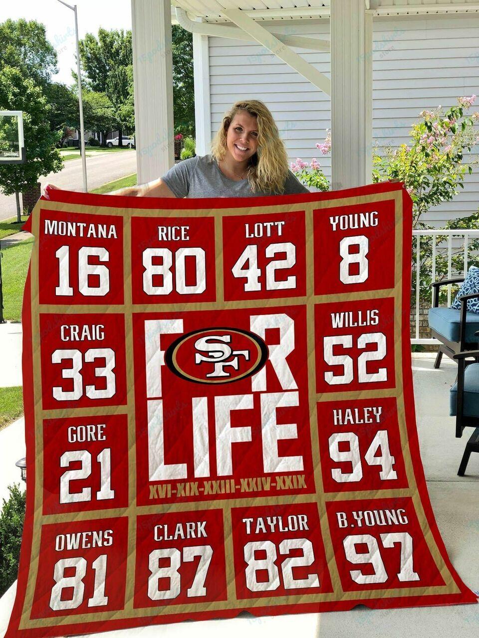 Bc Sf49Ers For Life Quilt Blanket and Home Decor
