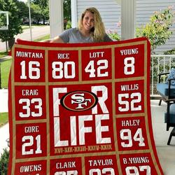 Bc Sf49Ers For Life Quilt Blanket and Home Decor