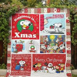 Bc Snoopy Quilt Blanket Xmas and Home Decor