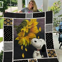 Bc Snoopy You Are My Sunshine Quilt Blanket 01 and Home Decor