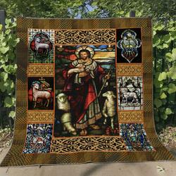 Bc The Lamb Of God Quilt Blanket and Home Decor