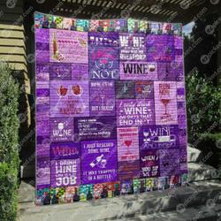 Be Kind Please Rewine Quilt Blanket Hp47  Quilt and Home Decor
