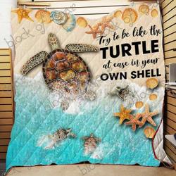 Be Like The Turtle Ah Quilt Derqkj and Home Decor