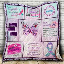 Be Strong Be Different Be You Cancer Cl22100068Mdq Quilt Blanket and Home Decor
