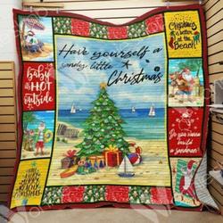 Beach Christmas Hur Quilt gb and Home Decor