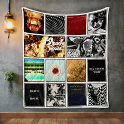 Beach House Album Covers Quilt Blanket and Home Decor