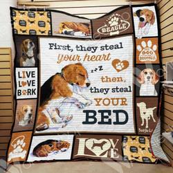 Beagle Dog Quilt Blanket Dhc0102588Td and Home Decor