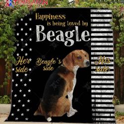 Beagle Happiness Is Being Loved By Beagle Quilt Blanket Dhc03011392Dd and Home Decor