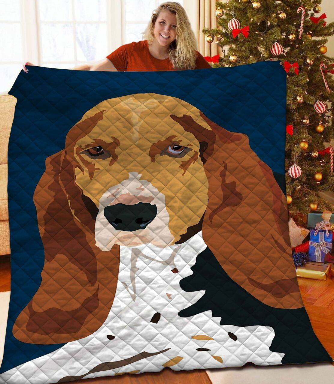Beagle Jfj Quilt Ao and Home Decor