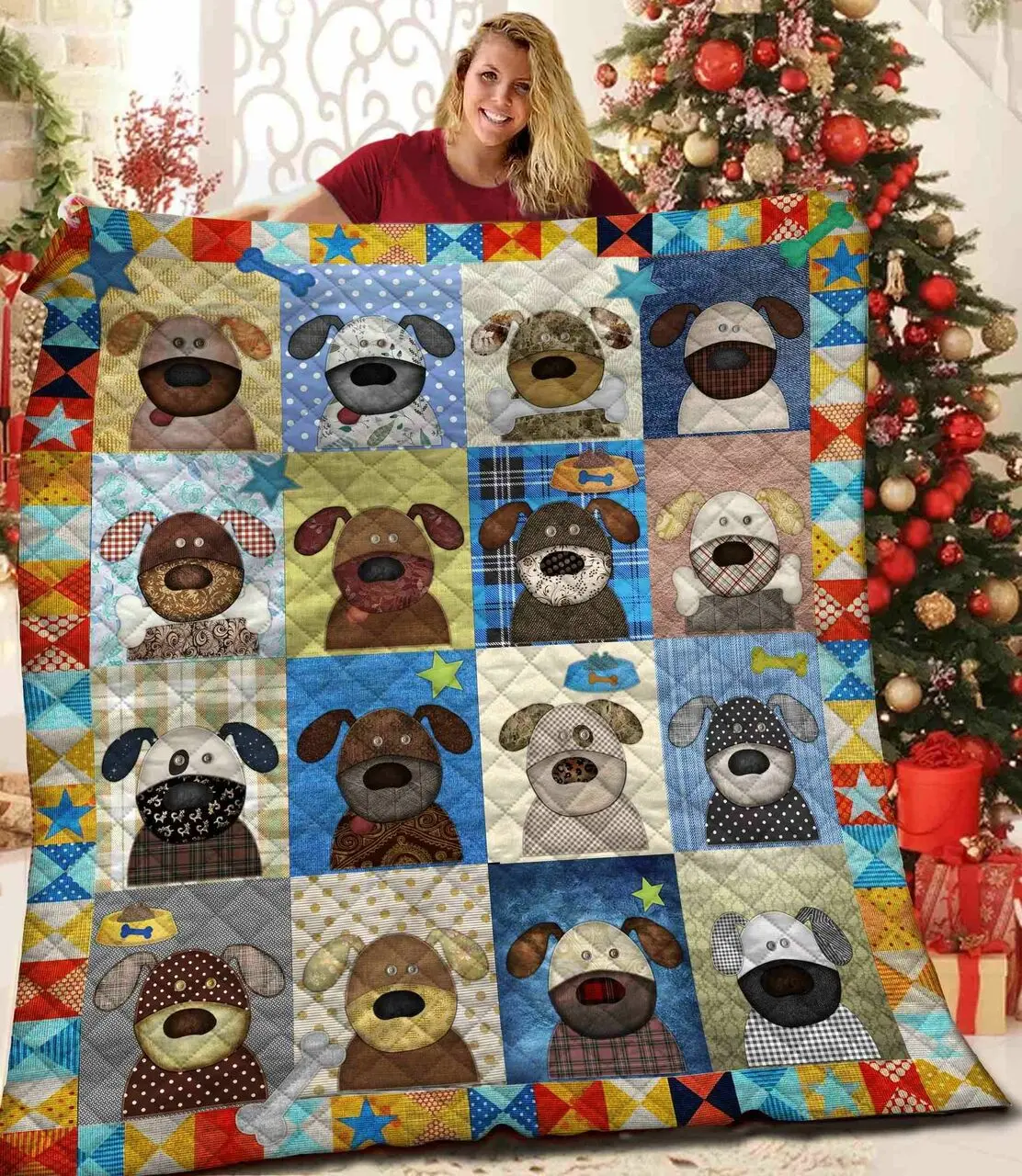 Beagle Jfj Quilt Gb and Home Decor