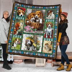 Beagle Quilt Blanket Dhc09121523Dd and Home Decor