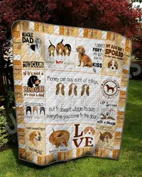 Beagle Quilt Blanket Dhc13121425Vt and Home Decor