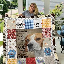 Beagle Quilt Blanket Dhc13121704Vt and Home Decor
