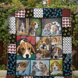 Beagle Quilt Blanket Dhc150120645Td and Home Decor
