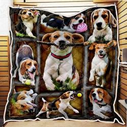 Beagle Quilt Blanket Dhc3101136Lt and Home Decor