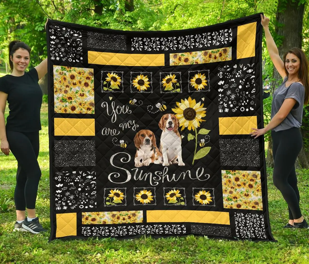 Beagle Quilt Qt201Pa Quilt and Home Decor