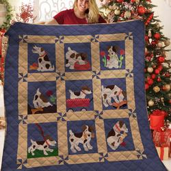 Beagles Jfj Quilt Kt and Home Decor