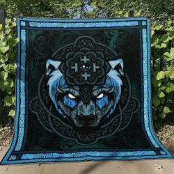 Bear Celtic Bl160701 Quilt Blanket and Home Decor