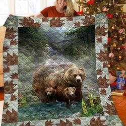 Bear Jfj Quilt Ek and Home Decor