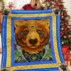 Bear Jfj Quilt Hz and Home Decor