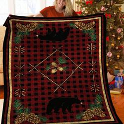 Bear Jfj Quilt Lb and Home Decor