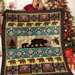 Bear Jfj Quilt Pi and Home Decor