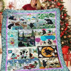 Bear Jfj Quilt Vr and Home Decor