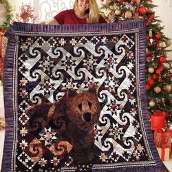 Bear Jfj Quilt Yr and Home Decor