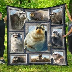 Bearded Seal Quilt Wl and Home Decor