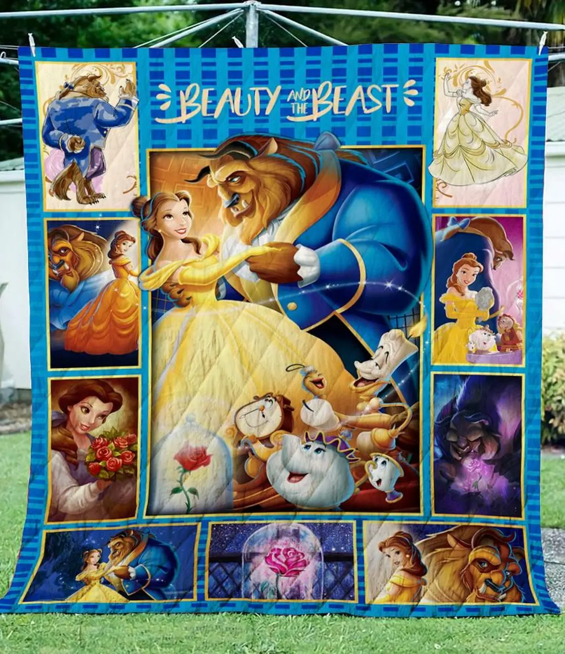 Beauty And The Beast 3D Summer Quilt Quilt and Home Decor
