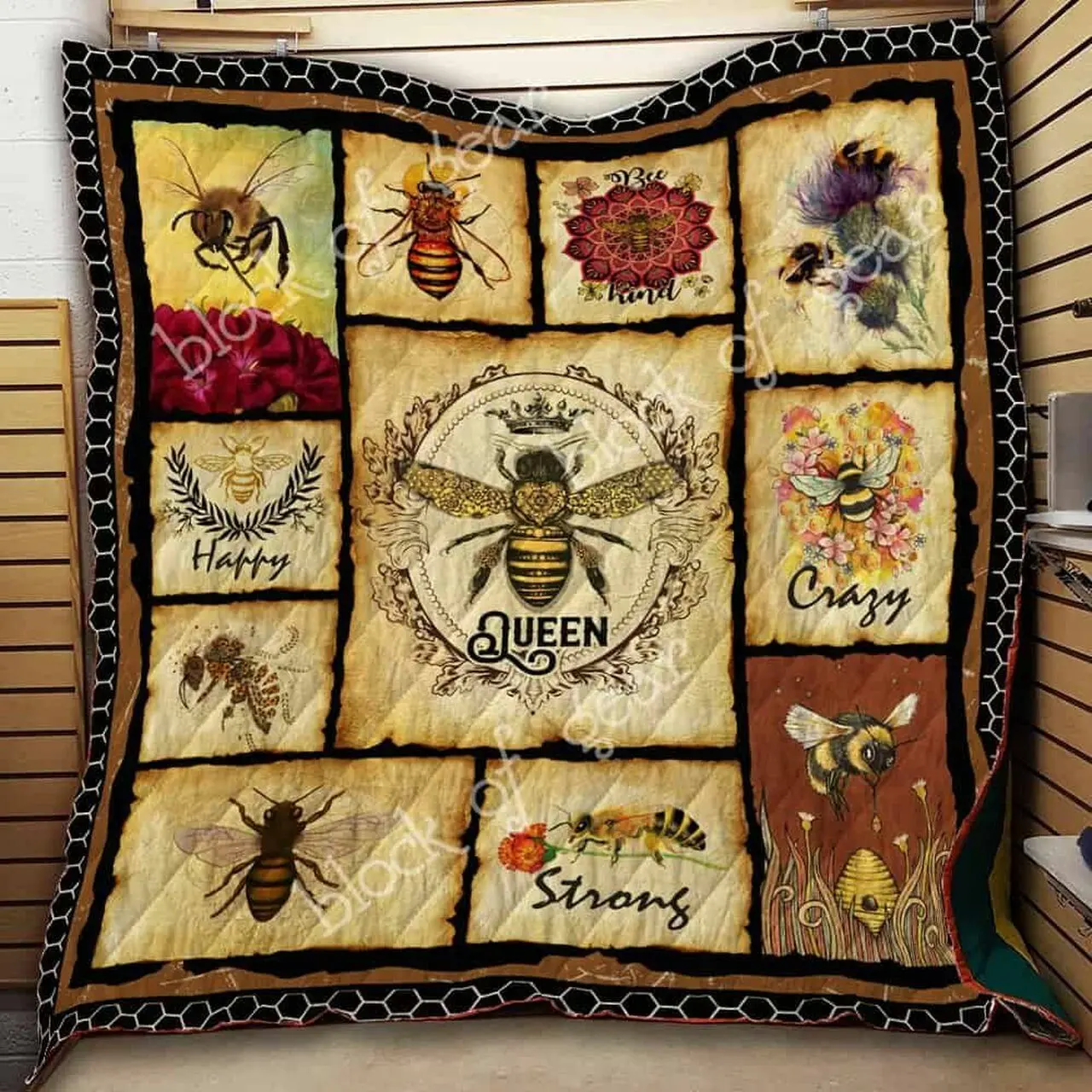 Bee Cl2100062Mdq Quilt Blanket and Home Decor