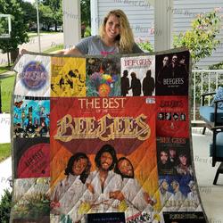Bee Gees Albums Cover Poster Quilt Blanket and Home Decor