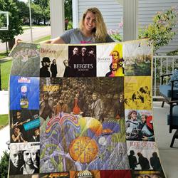 Bee Gees Quilt Blanket For Fans Ver 17 and Home Decor