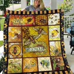 Bee Honey Bee Yourself Quilt Blanket Dhc03011454Dd and Home Decor
