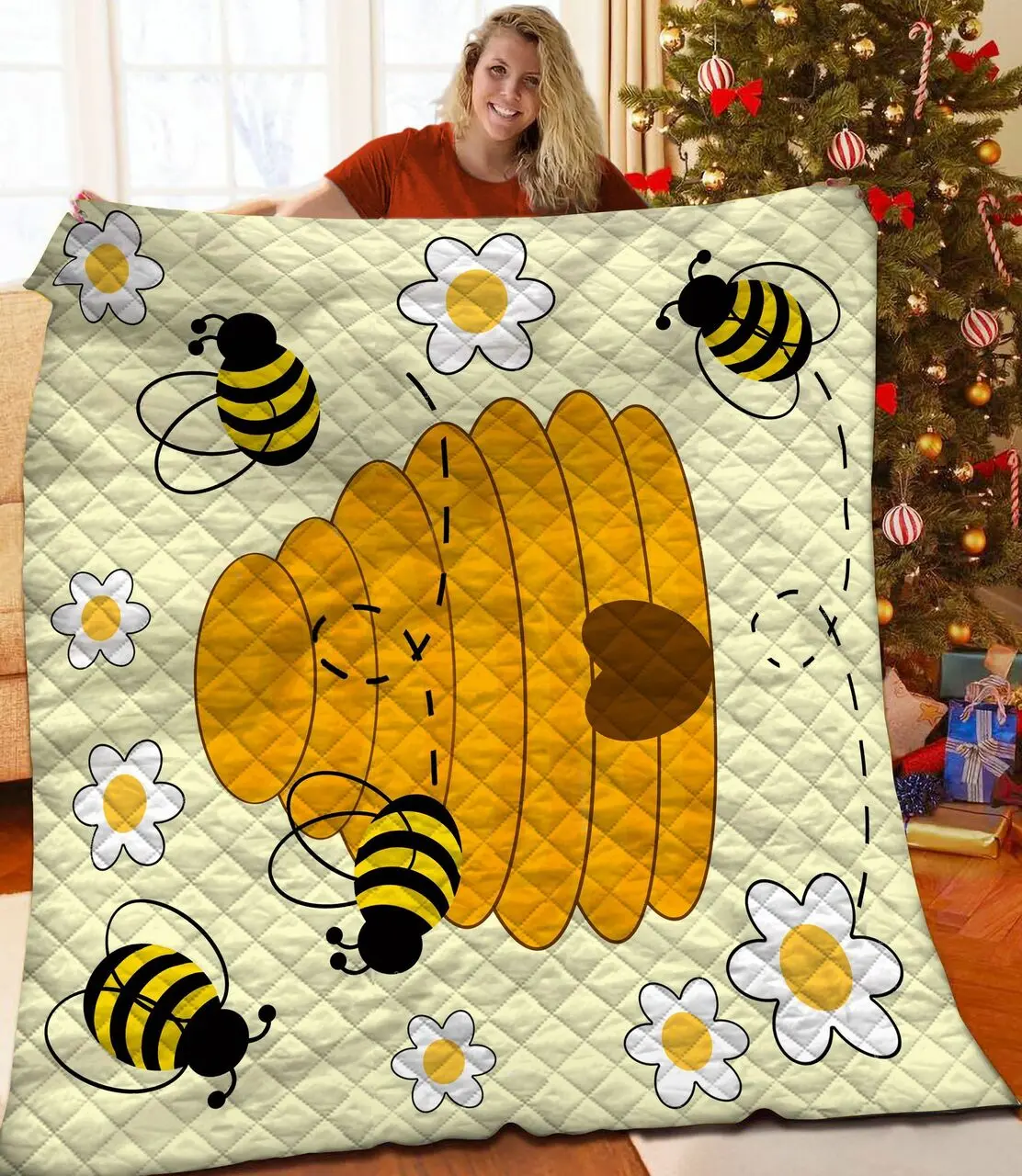 Bee Jfj Quilt Gu and Home Decor