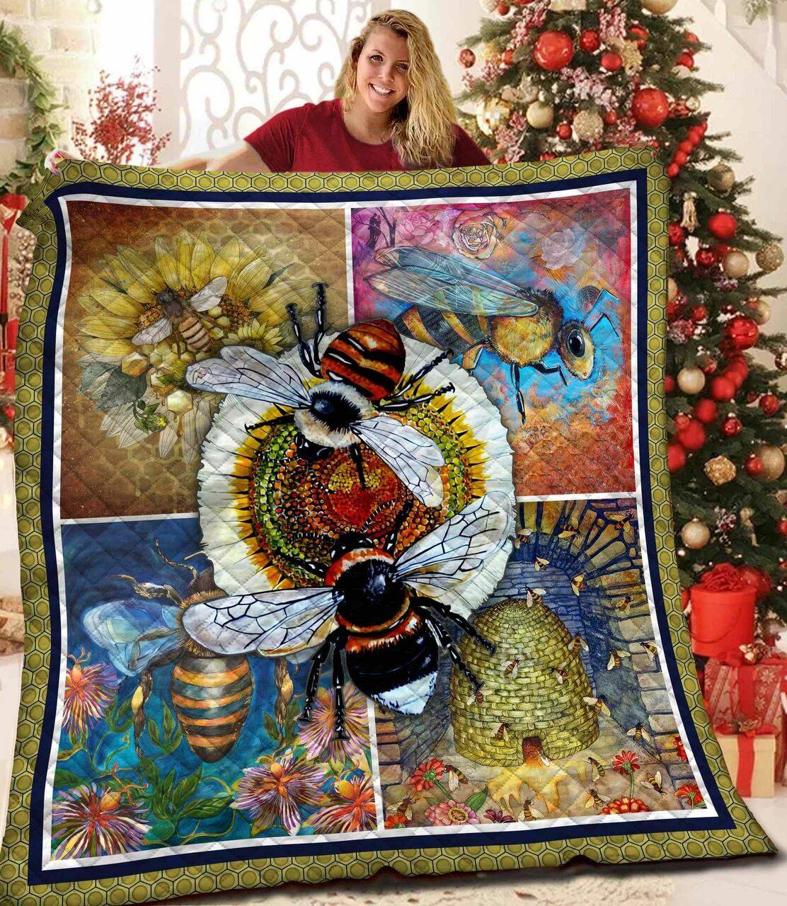 Bee Jfj Quilt Lf and Home Decor