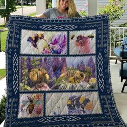 Bee Pod Bee Quilt Blanket Dhc03011475Dd and Home Decor