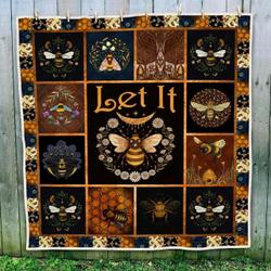Bee Quilt Blanket Dhc13121781Vt and Home Decor