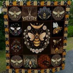 Bee Quilt Blanket Qxito Dhc0301542Dd and Home Decor