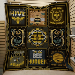 Bee Vcb Quilt Derqpz and Home Decor