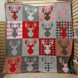 Beer And Deer Quilt Blanket  Quilt and Home Decor