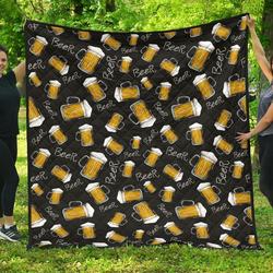 Beer Cl12100062Mdq Quilt Blanket and Home Decor