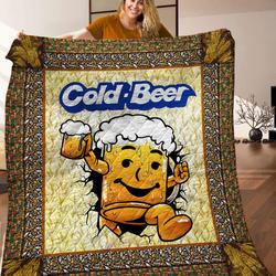 Beer Quilt Blanket C9B030310MI and Home Decor