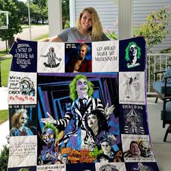 Beetlejuice Quilt Blanket For Fans Ver 17 2 and Home Decor
